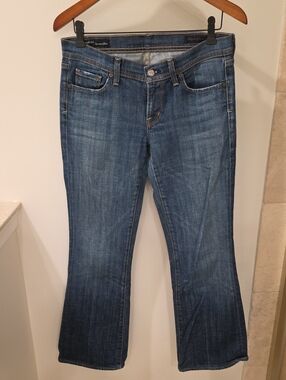 Citizen's Of Humanity Women's Blue Denim Boot Cut Jeans